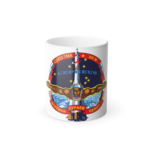 Soyuz TMA-13M (Soyuz Programme) Color Changing Mug 11oz-11oz-The Sticker Space