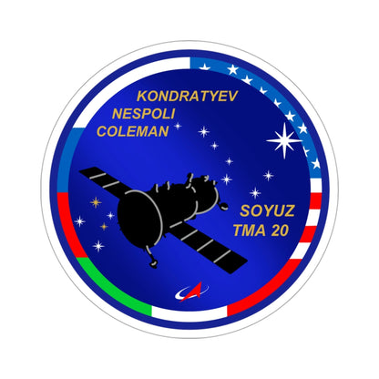 Soyuz TMA-20 (Soviet Space Program) STICKER Vinyl Die-Cut Decal-3 Inch-The Sticker Space