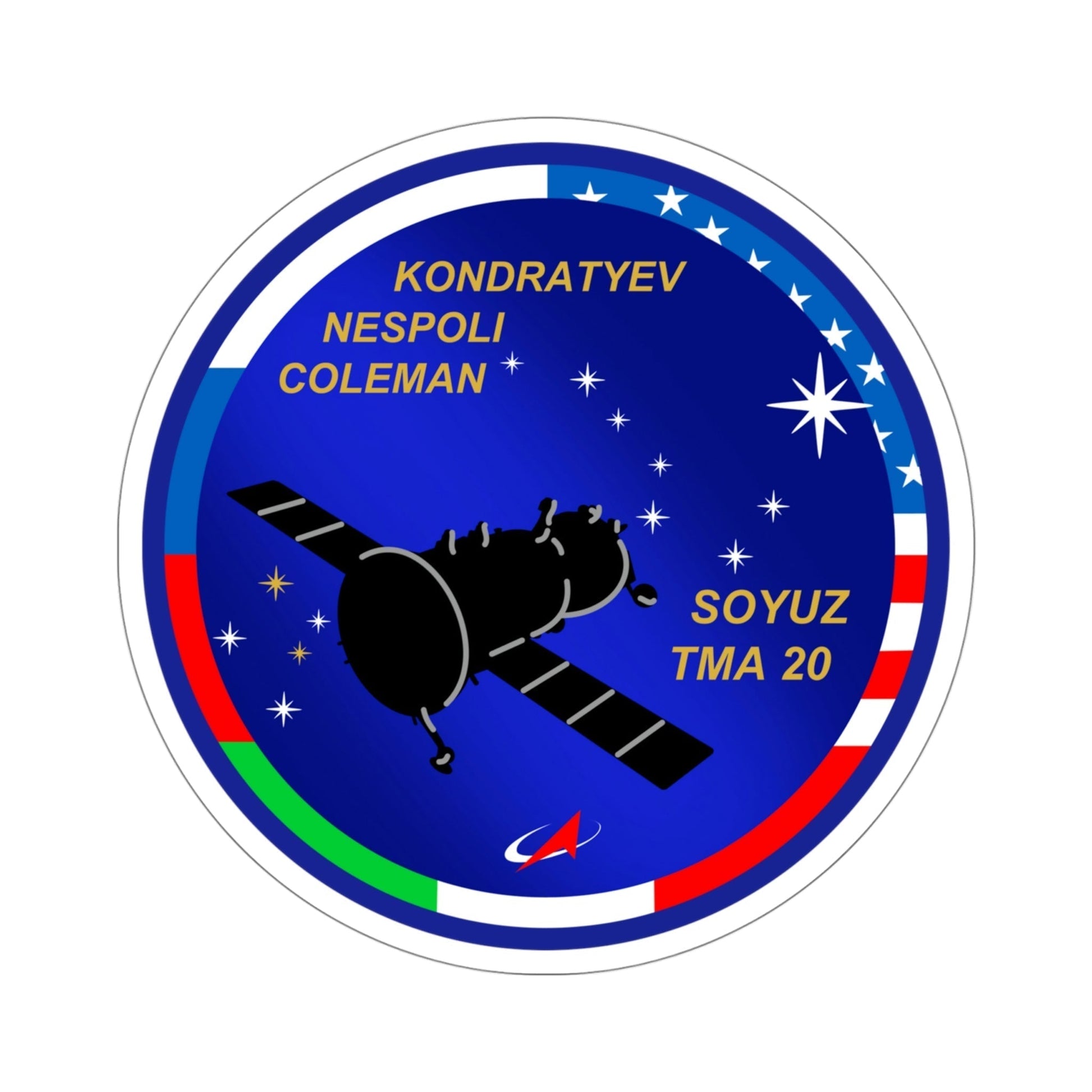 Soyuz TMA-20 (Soviet Space Program) STICKER Vinyl Die-Cut Decal-4 Inch-The Sticker Space