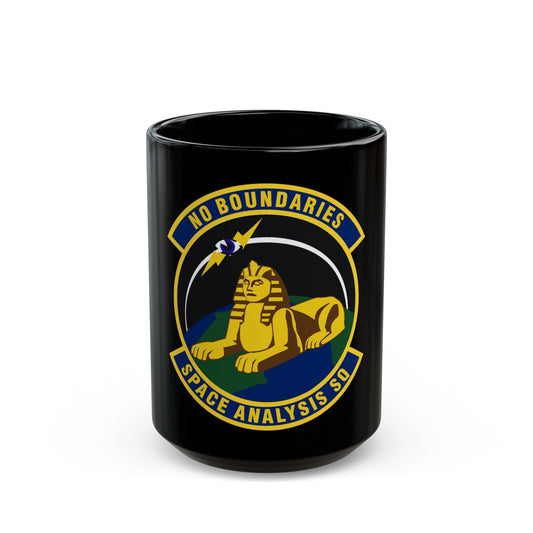 Space Analysis Squadron (U.S. Air Force) Black Coffee Mug-15oz-The Sticker Space