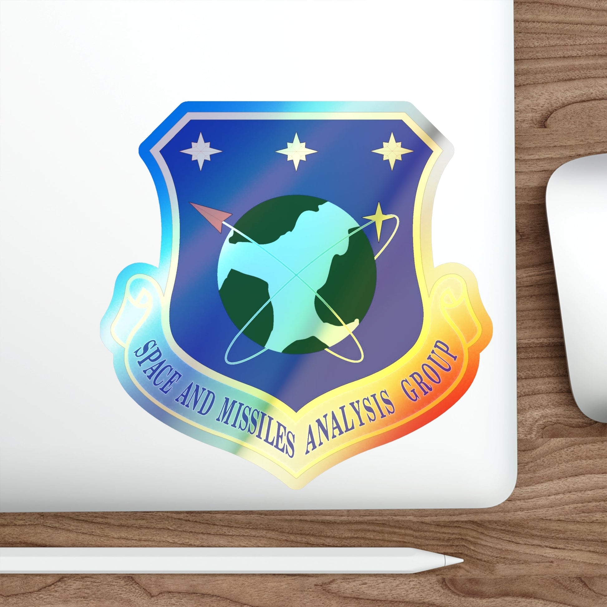 Space and Missiles Analysis Group (U.S. Air Force) Holographic STICKER Die-Cut Vinyl Decal-The Sticker Space