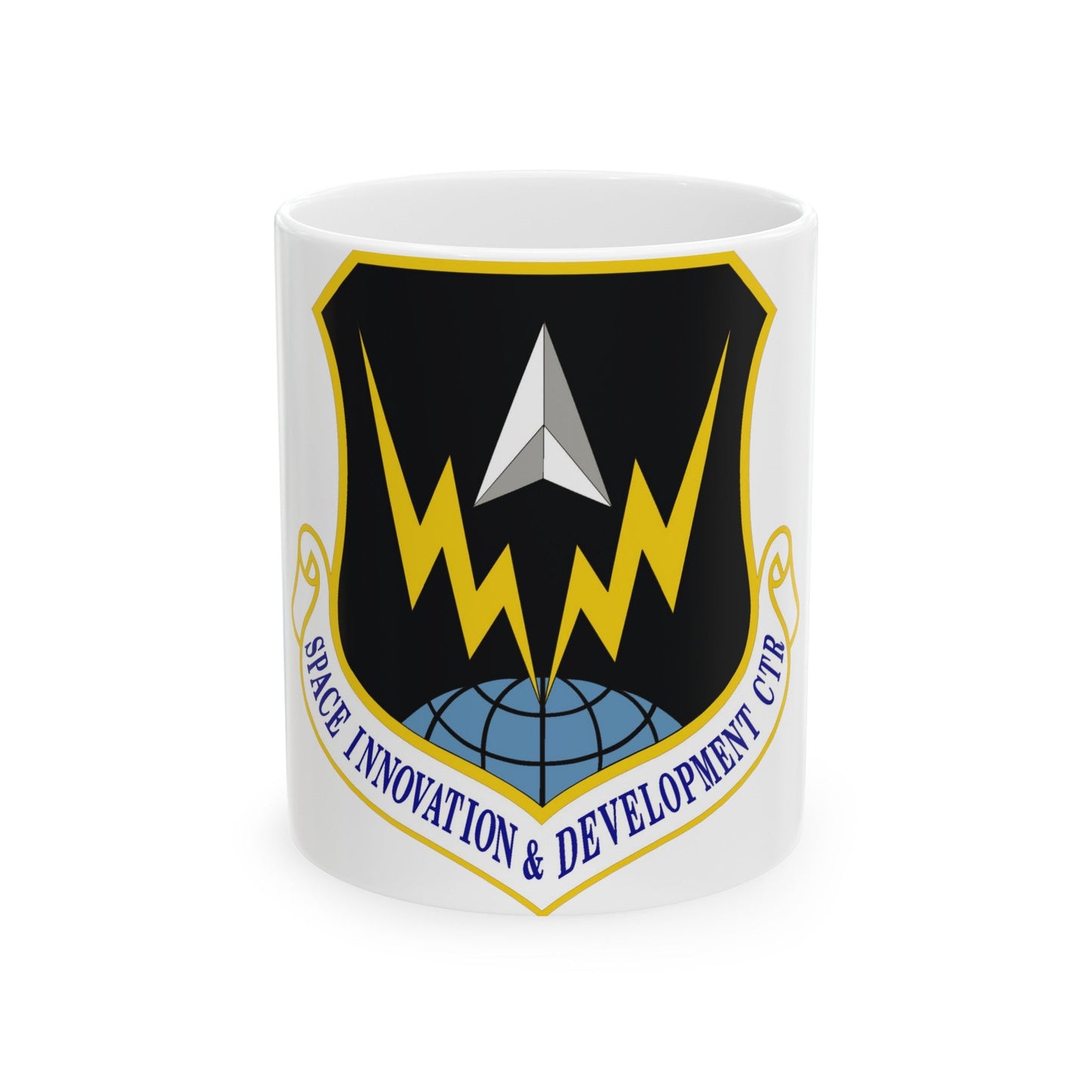 Space Innovation & Development Center (U.S. Air Force) White Coffee Mug-11oz-The Sticker Space
