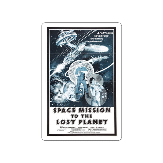 SPACE MISSION TO LOST PLANET (HORROR OF THE BLOOD MONSTERS) 1970 Movie Poster STICKER Vinyl Die-Cut Decal-White-The Sticker Space