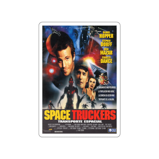 SPACE TRUCKERS 1996 Movie Poster STICKER Vinyl Die-Cut Decal-White-The Sticker Space