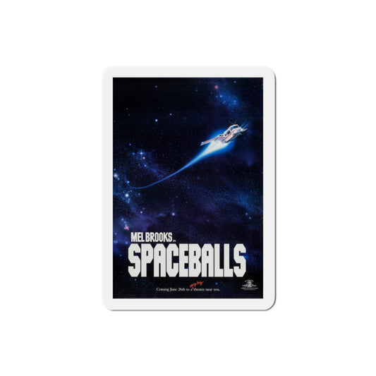 Spaceballs 1987 Movie Poster Die-Cut Magnet-2" x 2"-The Sticker Space