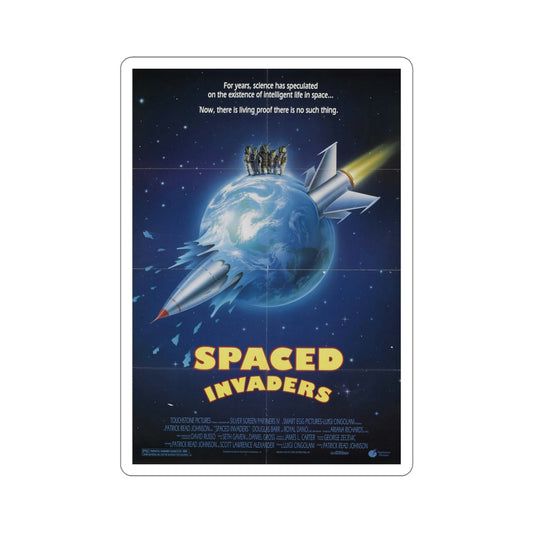 Spaced Invaders 1990 Movie Poster STICKER Vinyl Die-Cut Decal-6 Inch-The Sticker Space