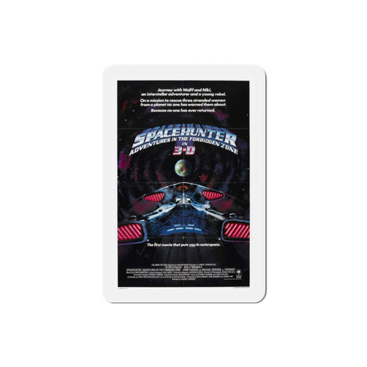 Spacehunter Adventures in the Forbidden Zone 1983 Movie Poster Die-Cut Magnet-2" x 2"-The Sticker Space