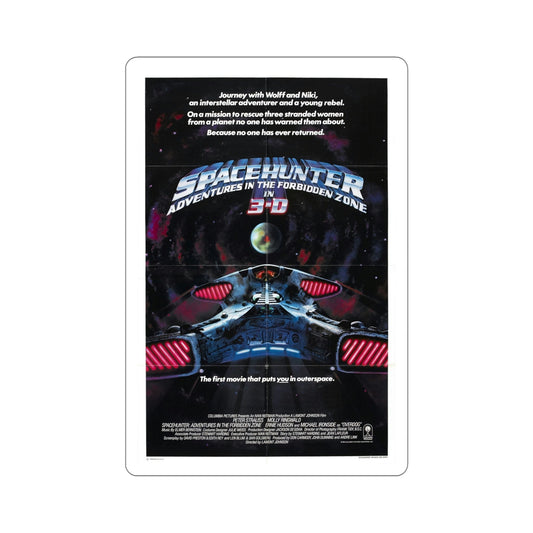 Spacehunter Adventures in the Forbidden Zone 1983 Movie Poster STICKER Vinyl Die-Cut Decal-6 Inch-The Sticker Space