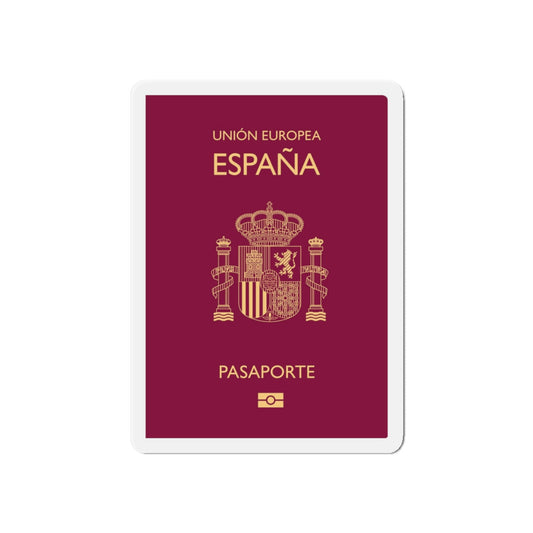 Spain Passport - Die-Cut Magnet-6 × 6"-The Sticker Space