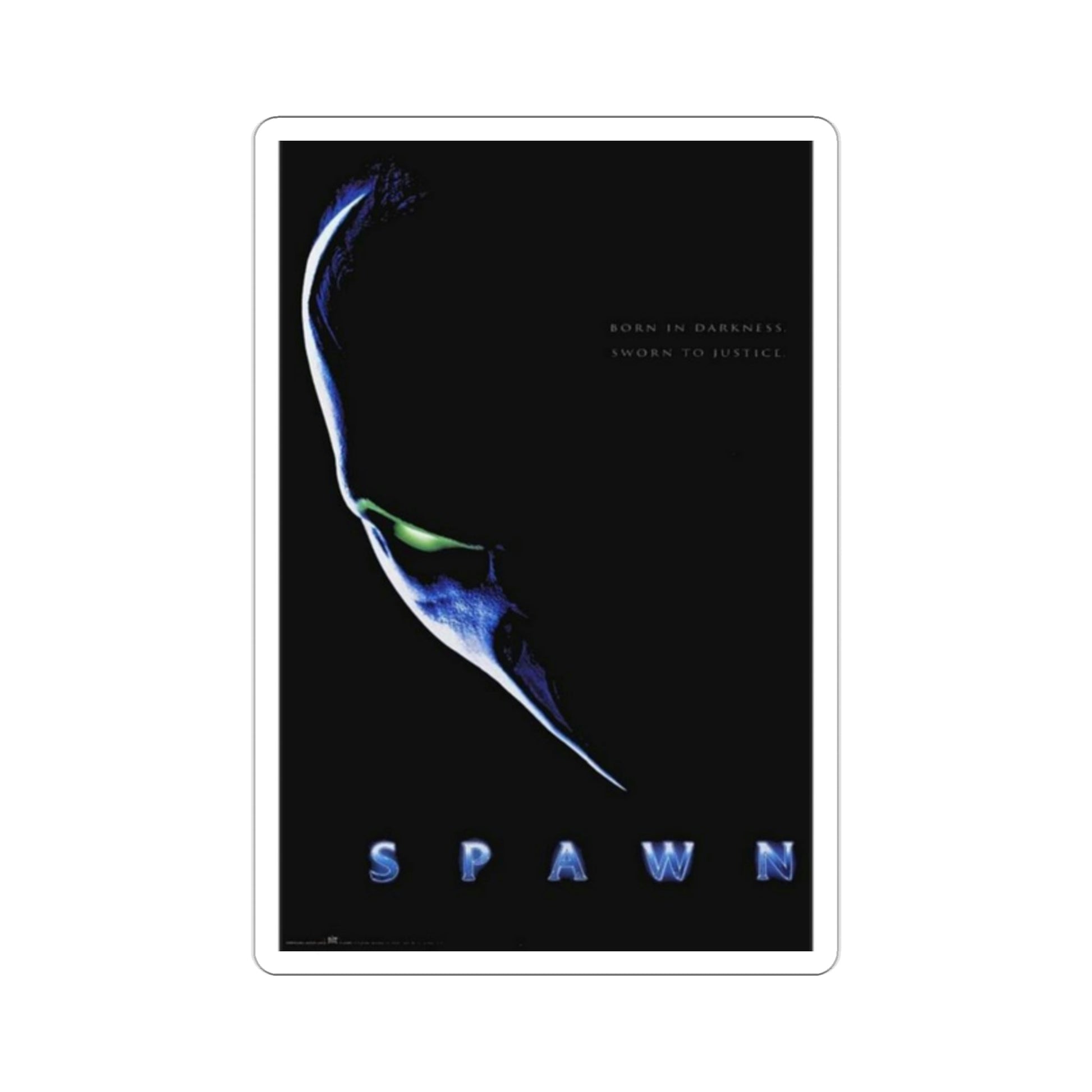 Spawn 1997 Movie Poster STICKER Vinyl Die-Cut Decal-2 Inch-The Sticker Space