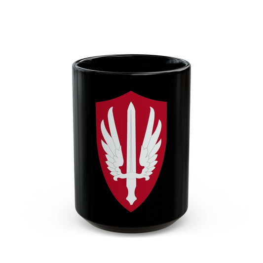 Special Category With Air Force SCARWAF (U.S. Army) Black Coffee Mug-15oz-The Sticker Space