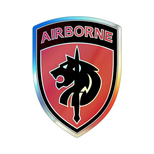 Special Operations Command Africa (U.S. Army) Holographic STICKER Die-Cut Vinyl Decal-6 Inch-The Sticker Space