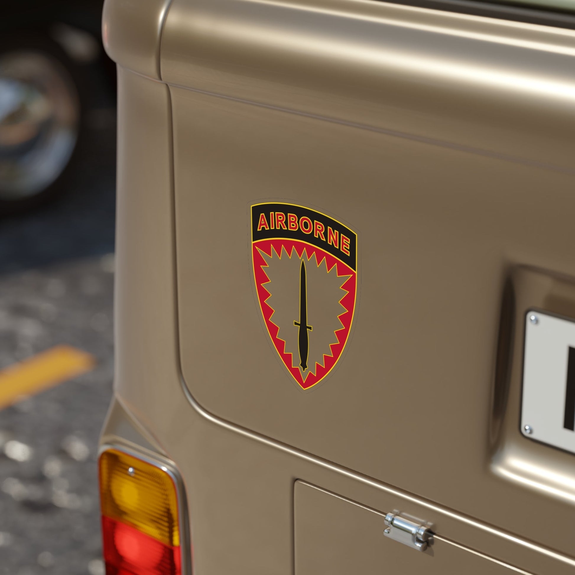 Special Operations Command Europe (U.S. Army) Transparent STICKER Die-Cut Vinyl Decal-The Sticker Space