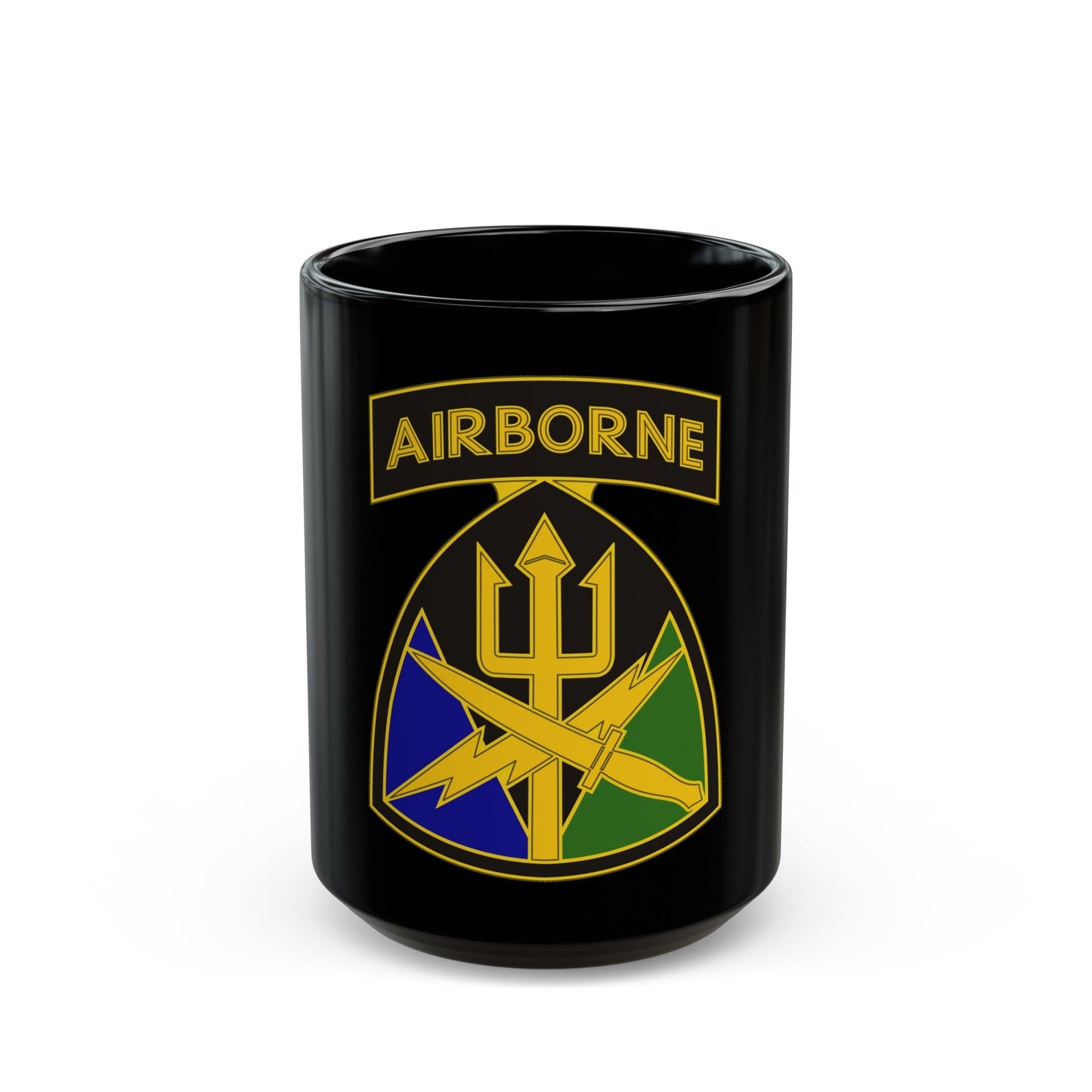 Special Operations Command Joint Forces Command (U.S. Army) Black Coffee Mug-15oz-The Sticker Space