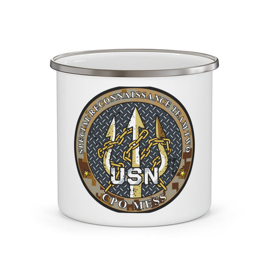 Special Reconnaissance Team 2 (U.S. Navy) Enamel Mug 12oz-12oz-The Sticker Space