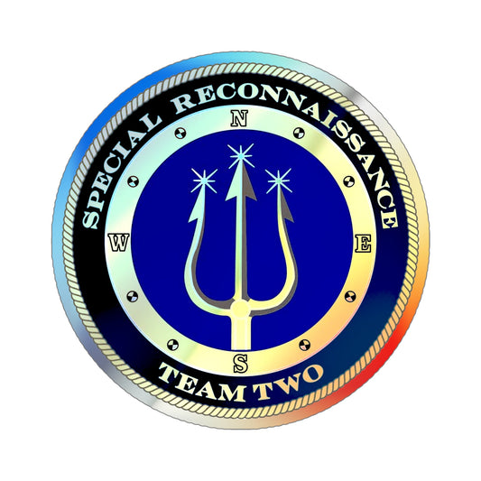 Special Reconnaissance Team Two SRT 2 (U.S. Navy) Holographic STICKER Die-Cut Vinyl Decal-6 Inch-The Sticker Space