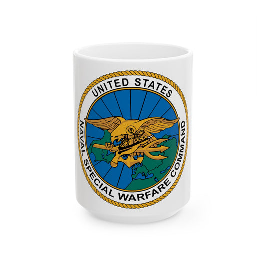 Special Warfare Command (U.S. Navy) White Coffee Mug-15oz-The Sticker Space