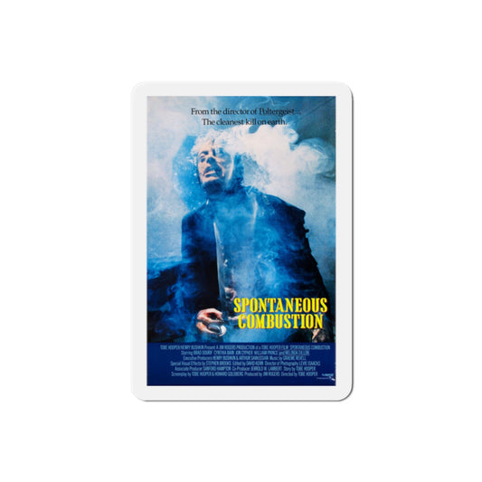 Spontaneous Combustion 1990 Movie Poster Die-Cut Magnet-2" x 2"-The Sticker Space