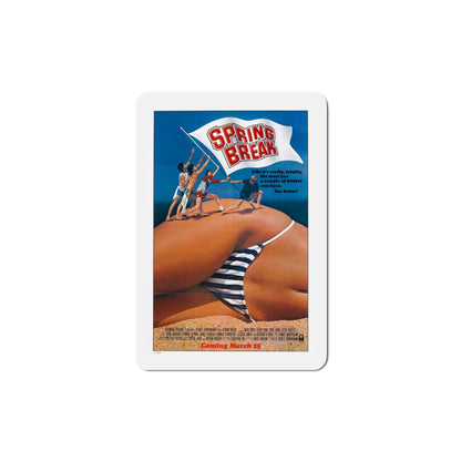 Spring Break 1983 Movie Poster Die-Cut Magnet-4" x 4"-The Sticker Space