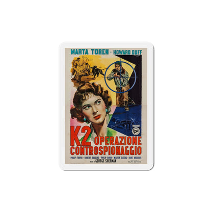 Spy Hunt 1950 v2 Movie Poster Die-Cut Magnet-5 Inch-The Sticker Space