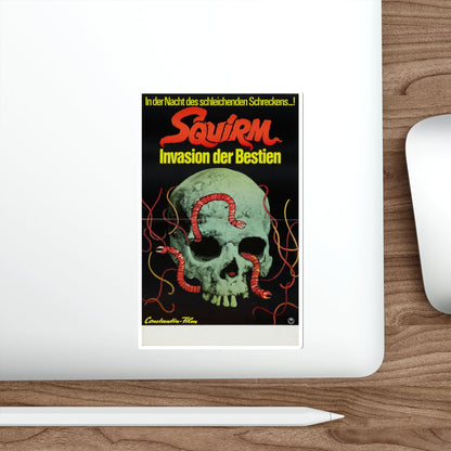 SQUIRM (GERMAN) 1976 Movie Poster STICKER Vinyl Die-Cut Decal-The Sticker Space