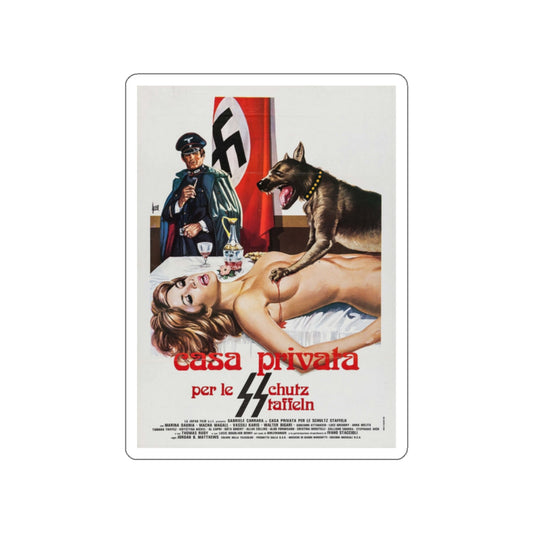 SS GIRLS (ITALIAN) 1977 Movie Poster STICKER Vinyl Die-Cut Decal-White-The Sticker Space