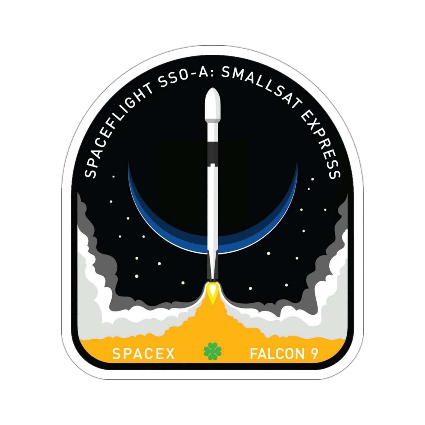 SSO-A (SpaceX) STICKER Vinyl Die-Cut Decal-3 Inch-The Sticker Space