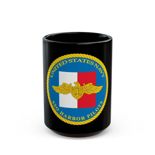 SSO Harbor Pilots (U.S. Navy) Black Coffee Mug-15oz-The Sticker Space