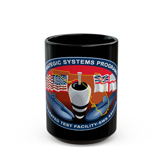SSP ITFAC SWS Ashore (U.S. Navy) Black Coffee Mug-15oz-The Sticker Space