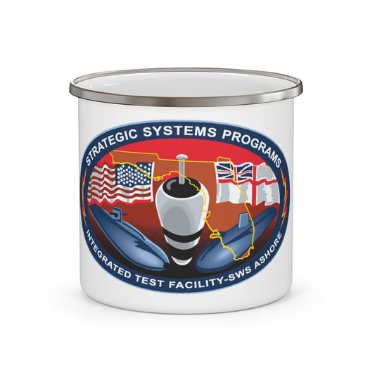 SSP ITFAC SWS Ashore (U.S. Navy) Enamel Mug 12oz-12oz-The Sticker Space