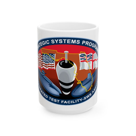 SSP ITFAC SWS Ashore (U.S. Navy) White Coffee Mug-15oz-The Sticker Space