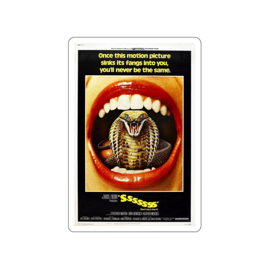 SSSSSSS 1973 Movie Poster STICKER Vinyl Die-Cut Decal-White-The Sticker Space