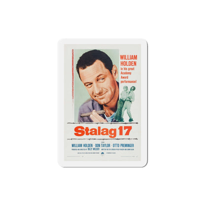 Stalag 17 1953 Movie Poster Die-Cut Magnet-3 Inch-The Sticker Space