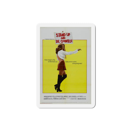 Stand Up and Be Counted 1972 Movie Poster Die-Cut Magnet-2 Inch-The Sticker Space