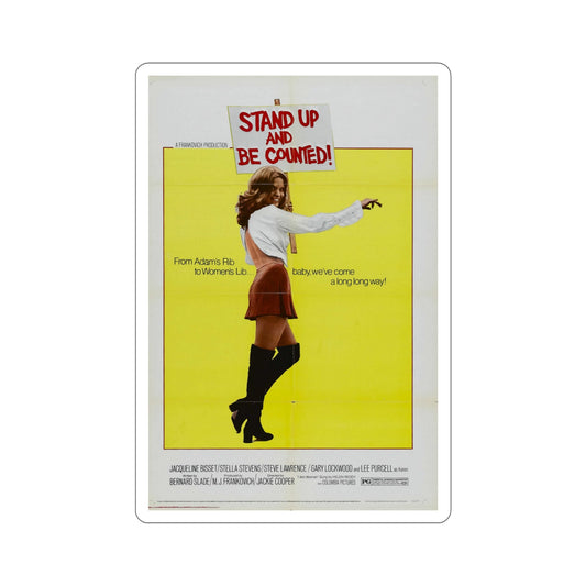 Stand Up and Be Counted 1972 Movie Poster STICKER Vinyl Die-Cut Decal-6 Inch-The Sticker Space