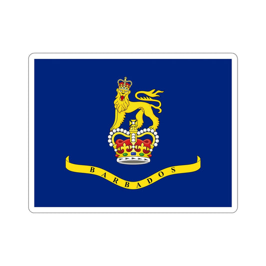 Standard of the Governor-General of Barbados STICKER Vinyl Die-Cut Decal-6 Inch-The Sticker Space