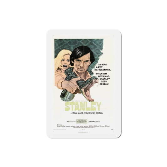 Stanley 1972 Movie Poster Die-Cut Magnet-2 Inch-The Sticker Space