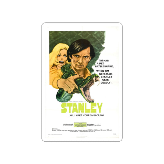 STANLEY 1972 Movie Poster STICKER Vinyl Die-Cut Decal-White-The Sticker Space