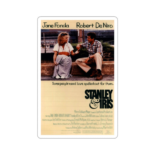 Stanley & Iris 1990 Movie Poster STICKER Vinyl Die-Cut Decal-6 Inch-The Sticker Space