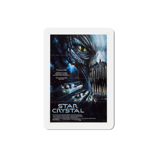 Star Crystal 1986 Movie Poster Die-Cut Magnet-2" x 2"-The Sticker Space