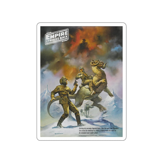 STAR WARS EMPIRE STRIKES BACK COCA COLA PROMO 1980 Movie Poster STICKER Vinyl Die-Cut Decal-White-The Sticker Space