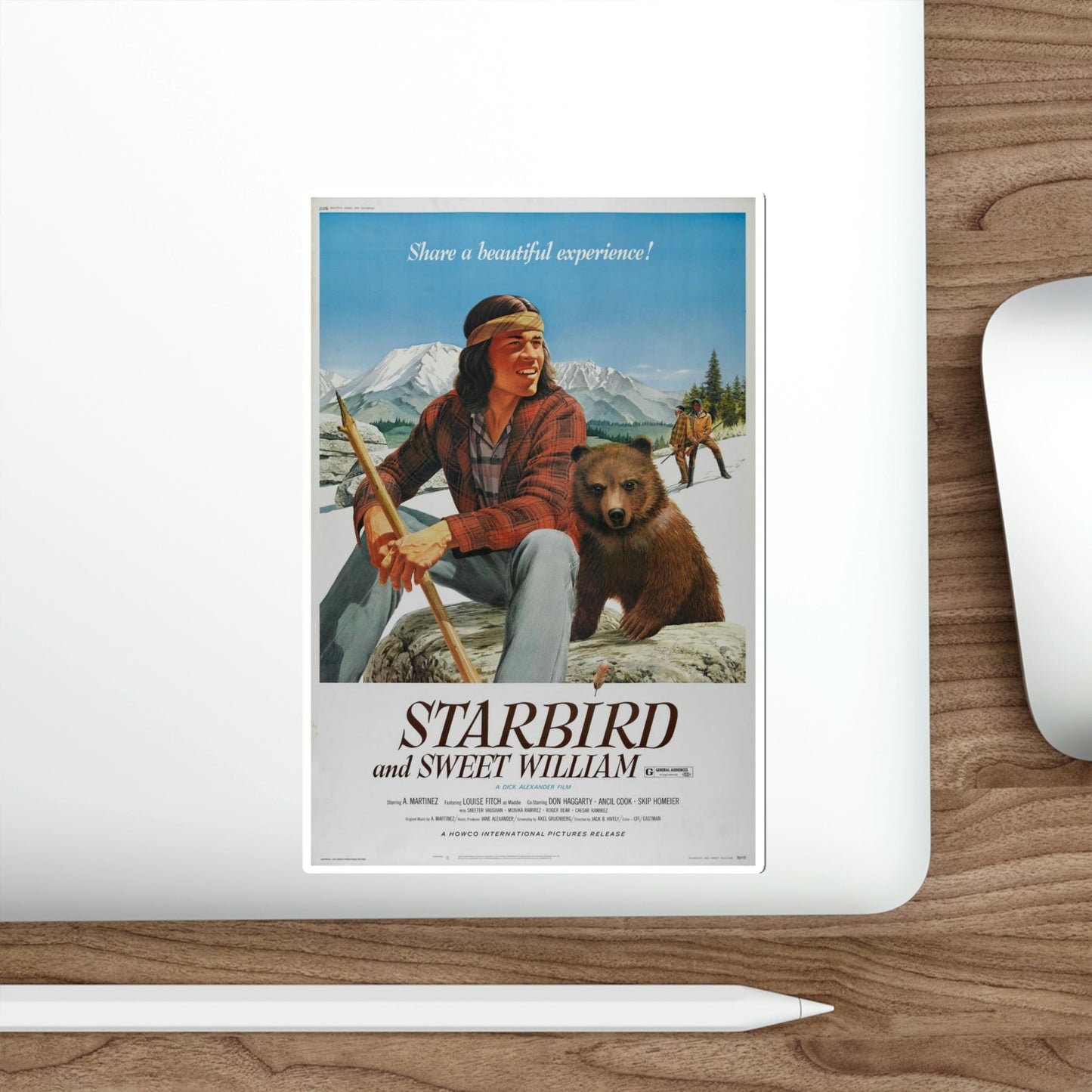 Starbird and Sweet William 1973 Movie Poster STICKER Vinyl Die-Cut Decal-The Sticker Space