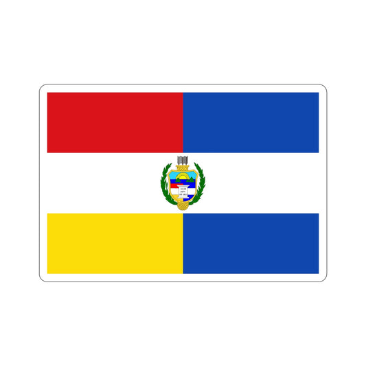 State Flag of Guatemala (1851-1858) STICKER Vinyl Die-Cut Decal-6 Inch-The Sticker Space