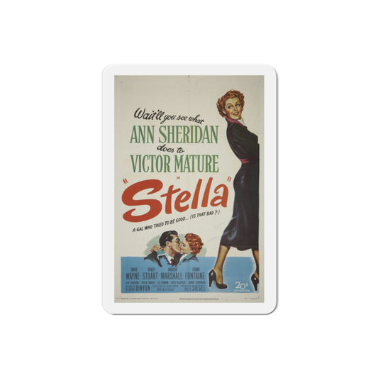 Stella 1950 Movie Poster Die-Cut Magnet-2 Inch-The Sticker Space