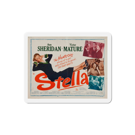 Stella 1950 v2 Movie Poster Die-Cut Magnet-2 Inch-The Sticker Space