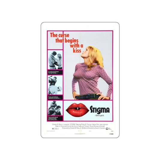 STIGMA 1972 Movie Poster STICKER Vinyl Die-Cut Decal-White-The Sticker Space
