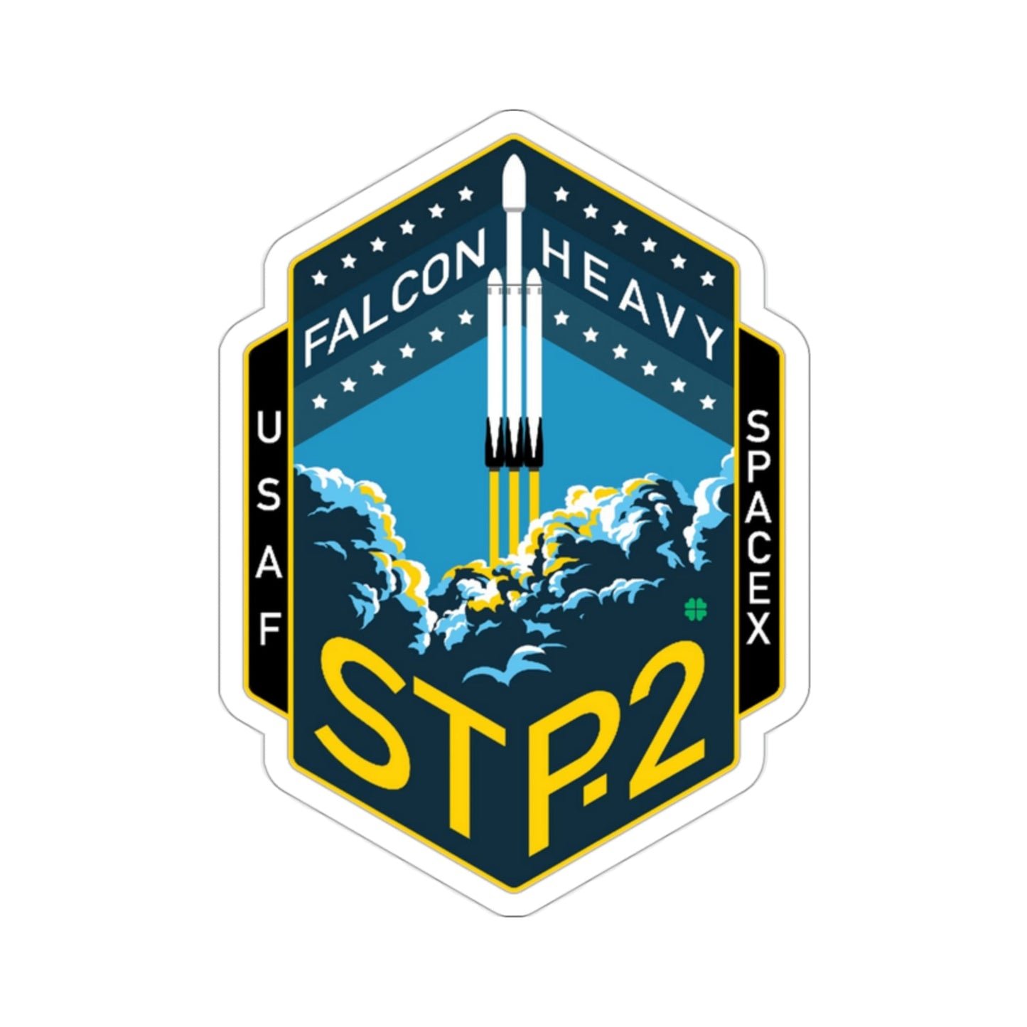 STP-2 (SpaceX) STICKER Vinyl Die-Cut Decal-2 Inch-The Sticker Space