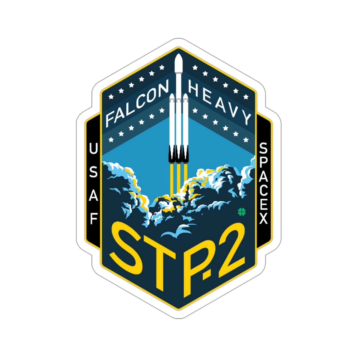STP-2 (SpaceX) STICKER Vinyl Die-Cut Decal-3 Inch-The Sticker Space