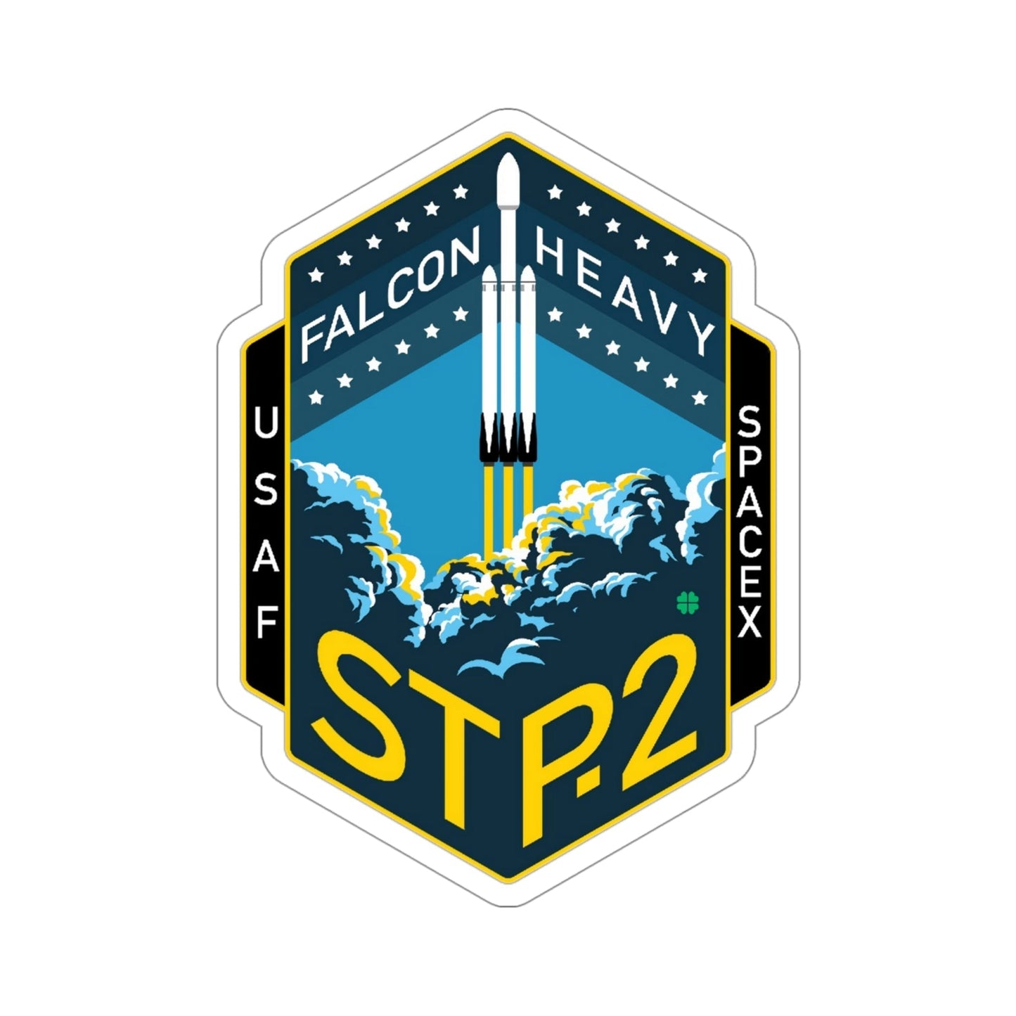 STP-2 (SpaceX) STICKER Vinyl Die-Cut Decal-4 Inch-The Sticker Space