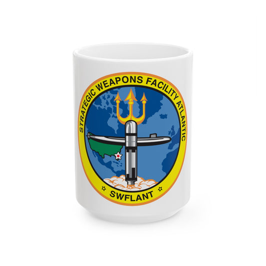 Strategic Weapons Facility Atlantic (U.S. Navy) White Coffee Mug-15oz-The Sticker Space